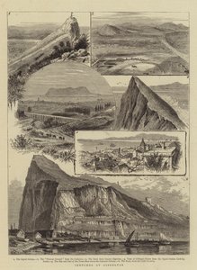 Skisser på Gibraltar av William Henry James Boot
