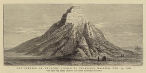 Pyramid of Meydoon, öppnad av professor Maspero, 13 december 1881 av William Henry James Boot