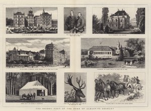 Hertigen av Albany besökte nyligen Tyskland