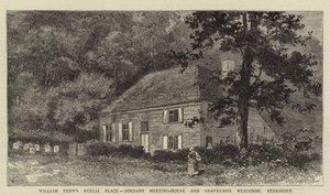 William Penns begravningsplats, Jordans Meeting-House and Graveyard, Ruscombe, Berkshire av William Henry James Boot