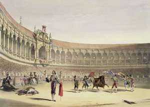 Torget i Sevilla, 1865 av William Henry Lake Price