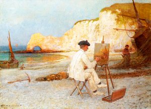 En målare vid havet, c.1885