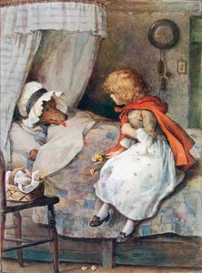 "Vilka stora ögon du har, mormor!" sa hon av William Henry Margetson