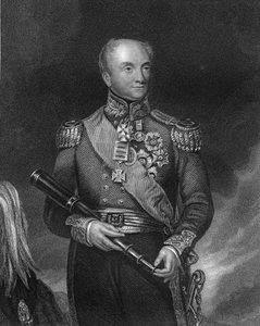 General Rowland Hill, överbefälhavare för den brittiska armén, c1830-c1835 c1857.