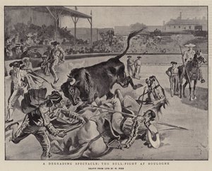 Ett förnedrande skådespel, tjurfäktningen i Boulogne
