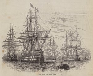 Den brittiska flottan före Lissabon