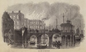 Branden i Gravesend av William Henry Pike