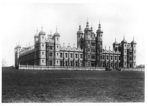 Donaldsons Hospital, byggt 1833-51 (bw foto) av William Henry Playfair
