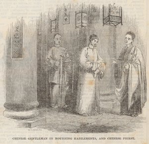 Kinesisk herre i sorg och kinesisk präst av William Henry Prior