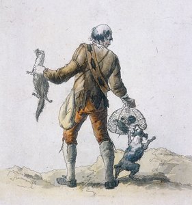 En råttfångare, Provincial Characters, 1804 av William Henry Pyne