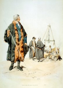 Medlem av en London Wardmote Inquest i officiell klädsel, 1808 av William Henry Pyne