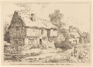 Gamla stugor av William Henry Pyne
