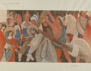 Korsets station nr 4: Jesus möter sin mor, ca. 1936.