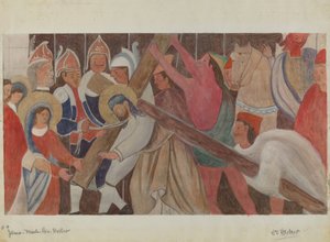Korsets station nr 4: Jesus möter sin mor, ca. 1936.