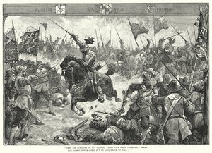 Slaget vid Naseby (gravyr) av William Heysham (after) Overend