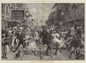 Över två hav, karneval i Port of Spain, Trinidad