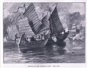 Attack mot kinesiska skräp 1841 e.Kr