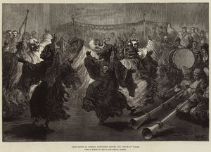 Lama Dance på Jummoo, framförd inför prinsen av Wales