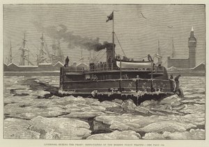 Liverpool under frosten, svårigheterna med Mersey Ferry Traffic av William Heysham Overend