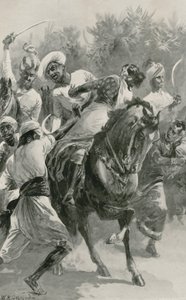 Mahratta Freebooters på en raidexpedition av William Heysham Overend