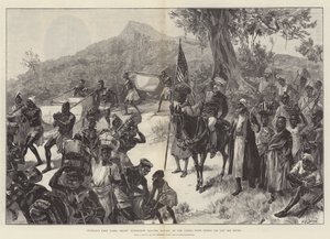 Stanleys Emin Pasha Relief Expedition lämnar Matadi i Kongo med Tippoo Tib och hans fruar