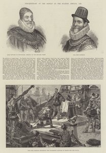 Trehundraårsjubileum av den spanska armadans nederlag, 1588 av William Heysham Overend