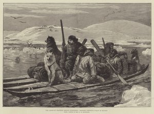 Den amerikanska Franklin-expeditionen, som korsar Simpson