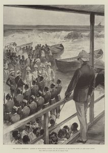 Ashanti-expeditionen, konteramiral Rawsons landstigning och Sir Francis Scotts mottagande av honom vid Cape Coast Castle.