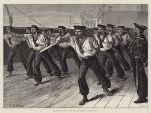 Den brittiska flottan i Marmorasjön, Cutlass Drill av William Heysham Overend