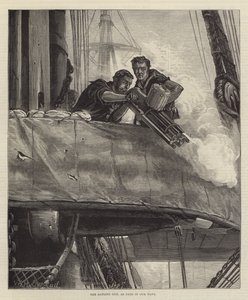 Gatling Gun, som används i Our Navy