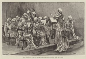 Pompadour-bandet på blommormasken, Grande Fete Francaise