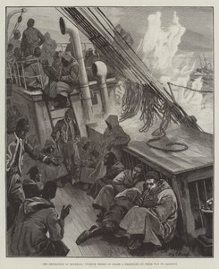 Revolutionen i Roumelia, turkiska Redifs ombord på en transport på väg till Salonica