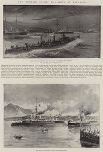 Den turkiska krisen, krigsfartyg vid Salonica