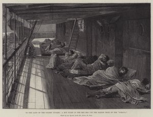 Till The Land of the Golden Nugget, en het natt i Röda havet, på salongsdäcket i Oceana av William Heysham Overend