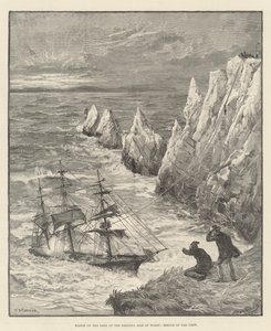 Irex vrak vid Needles, Isle of Wight, räddning av besättningen