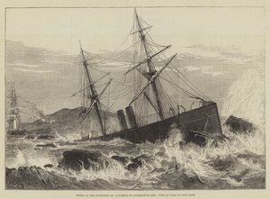 Ångfartyget St Lawrence vrak på Paternoster Reef, väster om Kap det goda hoppet