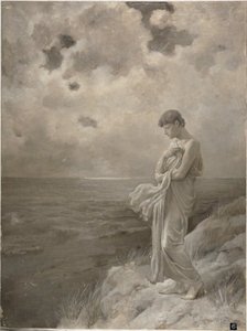 Sonnet: "När jag är rädd att jag kan upphöra att vara", 1887 av William Hicok Low