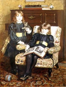 Porträtt av May och Violet Craik av William Hippon Gadsby