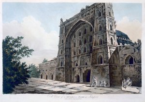 Masjid i Jaunpur, 1786 (akvatint) av William Hodges