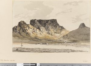 Page 10 Taffelberget, Kapstaden av William Hodges
