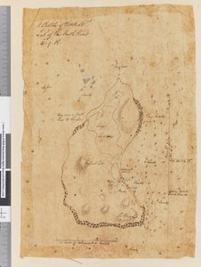 Sida 37a En skiss av Block Island, sydhuvudets latitud 41: 9 N av William Hodges