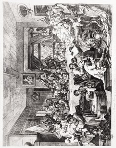 An Election Entertainment, Plate I, 24 februari av William Hogarth