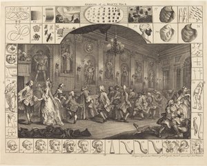 Analys av skönhet: pl.2 av William Hogarth