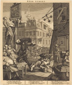 Ölgatan av William Hogarth
