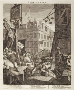 Ölgatan av William Hogarth