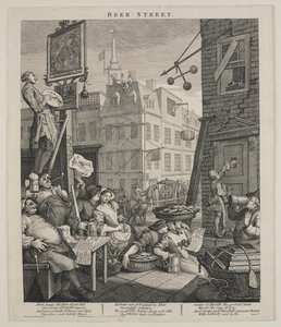 Ölgatan av William Hogarth