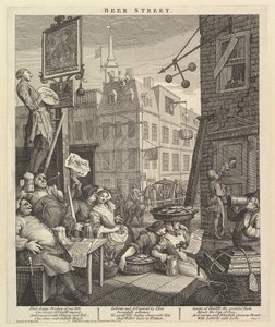 Beer Street, 4 februari 1751. av William Hogarth
