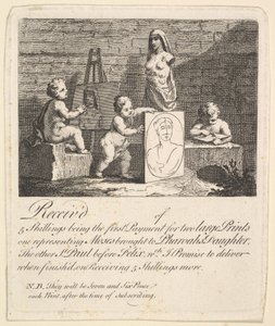 Pojkar som tittar på naturen, 1731-51. av William Hogarth