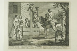 Hudibras Triumphant, plansch fyra från Hudibras av William Hogarth