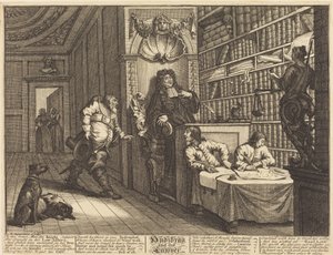 Hudibras och advokaten av William Hogarth